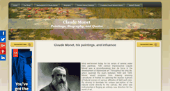 Desktop Screenshot of claude-monet.com